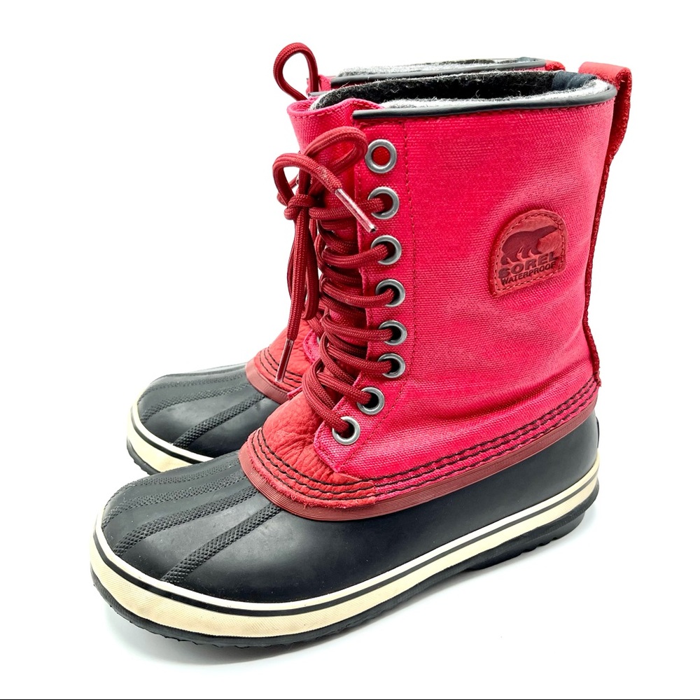 Sorel Red Waterproof Boots - Picture 2 of 9